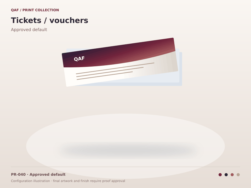 Tickets / vouchers preview