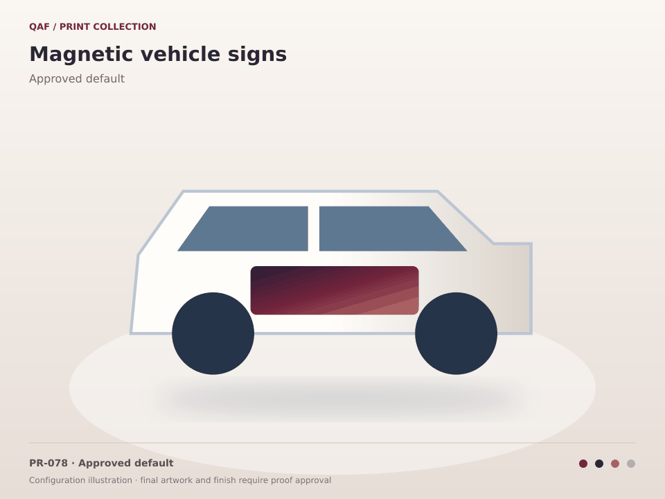 Magnetic vehicle signs preview