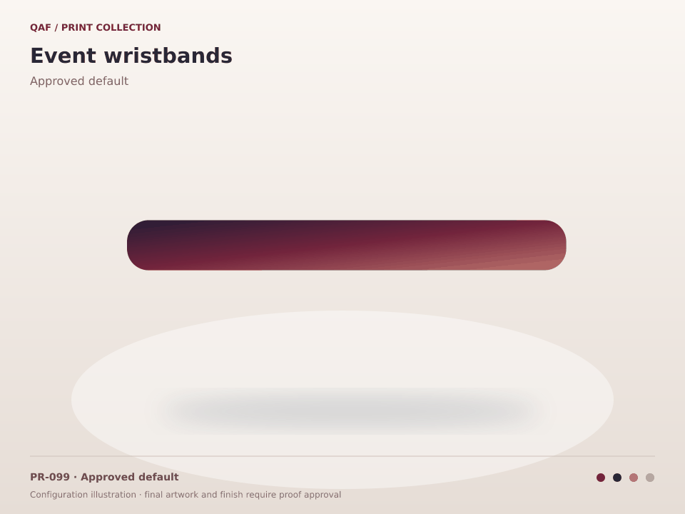 Event wristbands preview